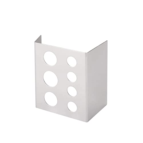 Tattoo Ink Cup Holder,5pcs 7 Holes Stainless Steel Tattoo Pigment Ink Cup Caps Holder Stand Pigment Cup Cap Container Holder Stand for Tattoo Machine Supply (silver)