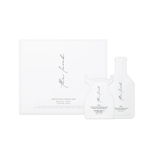 Ampoule Shot Modeling Mask 5 Set, Premium Home Care Aesthetic, Soothing ¡¤ Hydrating ¡¤ Cooling ¡¤ Nutrition, Elasticity, Gloss