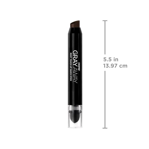 EVERPRO Gray Away Root Touchup Quick Stick, Black/Dark Brown, 0.1 Oz