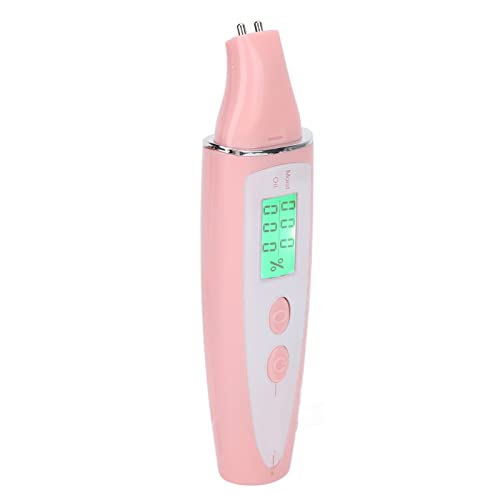 Digital Skin Detector Pen Skin Skin Tester Analyzer Water Oil Tester Analysis Machine with LCD Display Skin Care Portable Digital Skin Detector Pen for Home Beauty