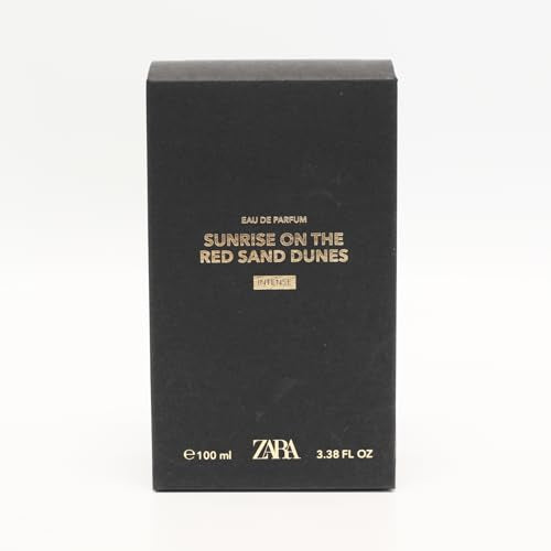 Zara Sunrise On The Red Sand Dunes Intense EDP Captivating Amber and Radiant Citrus Fragrance 100 ML (3.38 FL. OZ)