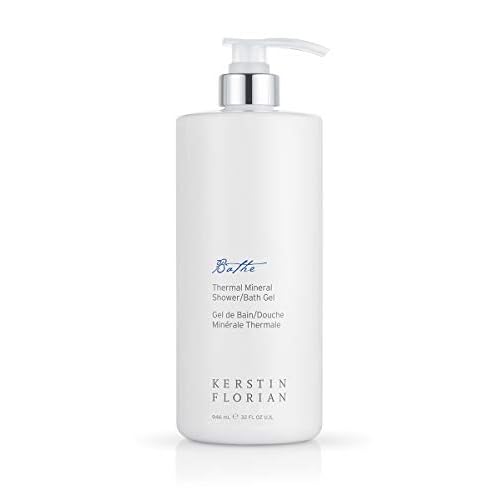 Kerstin Florian Thermal Mineral Shower and Bath Gel | Cleanse and Nourish Skin | Invigorating Mineral Body Wash | Use as Foaming Shower Gel or Bubble Bath (32 fl oz)