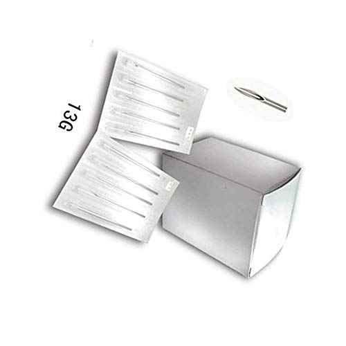 New Star Tattoo 100PCS 13G Steel Body Piercing Needles Supply