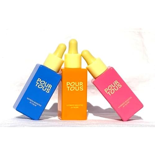 Ultimate Serum Set, Base Serum with 3 Boosters for Hydration and Glow, 4 Piece Bundle