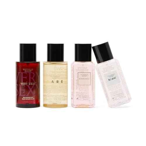 Victoria's Secret Fine Fragrance Mini Mist Gift Set, 4 Piece, Assorted Scents