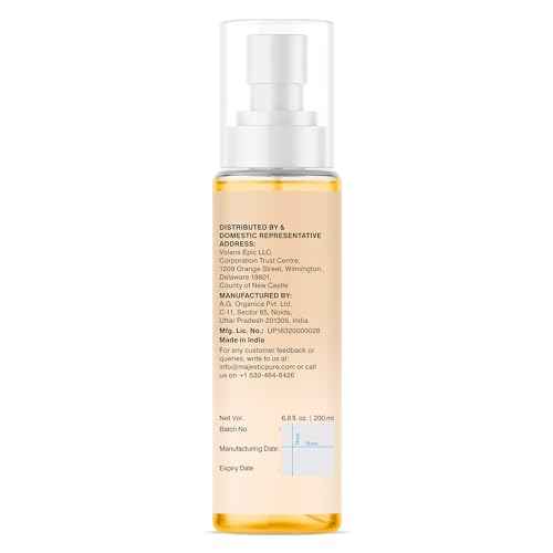 Majestic Pure Oat & Jojoba Oil Body Mist- 100% Pure & Natural - After Shower Body Oils for Women and Men - Scented, Radiant, Skin Therapy Firming Massage Oil - 6.8 Fl Oz