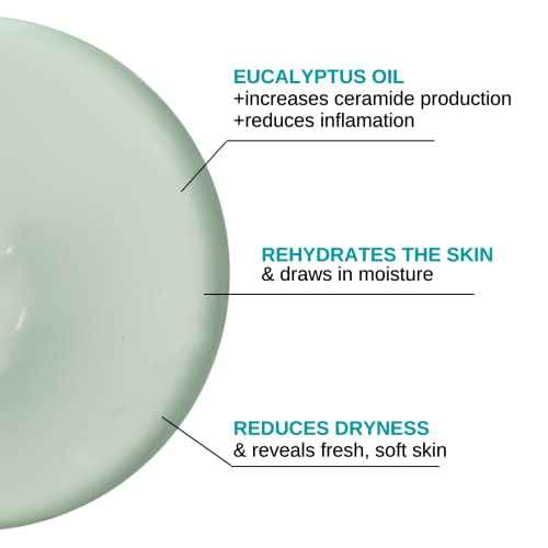 Bodipure Eucalyptus Mud Mask for Body - Rich in Eucalyptus, and Active Mud to Firm and Rehydrate Skin - Spa Quality Mud Moisturizing, and Cooling Skin, 16 Ounce