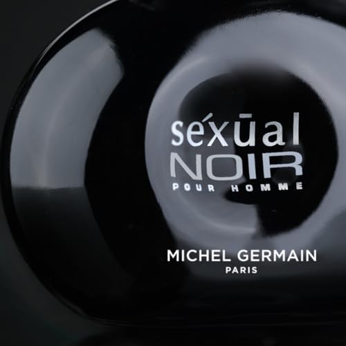 Michel Germain Sexual Noir Pour Homme Eau de Toilette Spray, Top Notes of Italian Bergamot, Crisp Grapefruit, Cardamom, Mysterious Dark Natural Oils, 1.4 Fl Oz