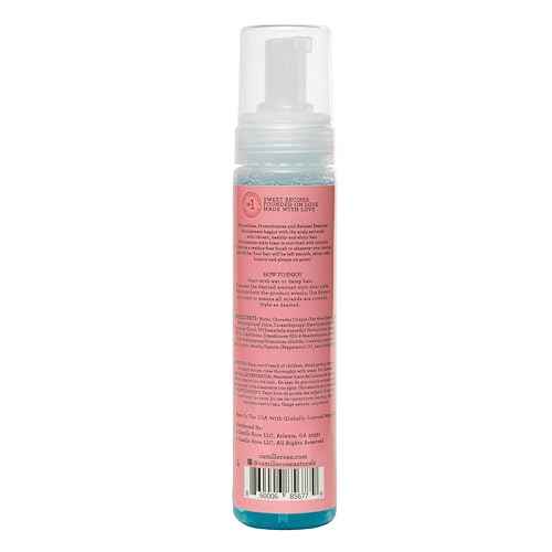 Camille Rose Mint Condition Style and Set Foam, with Aloe Vera and Sea Moss, for Extra Hold, Frizz Free Shine, and All Hair Types, 8 fl oz