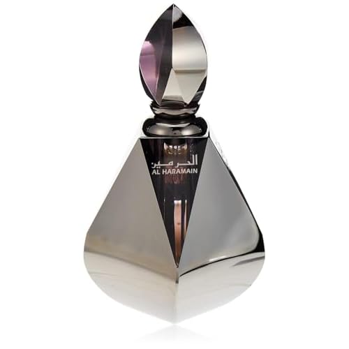 Al Haramain Hayati for Unisex - 0.4 oz Concentrated Perfume Oil - Arabian Perfume for Women and Men - Long Lasting Amber, Musk & Woody Fragrance - Arabic Perfume