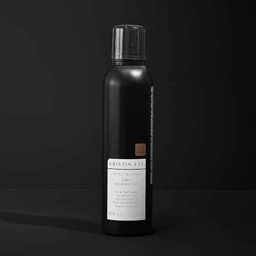 Kristin Ess Dry Shampoo Spray for Oily Hair - Absorbs Oil, Adds Volume with Minimal Residue, Style Extender + Fragrance Refresher - Sulfate-Free, Vegan + Color Safe - Fresh Pear Fragrance