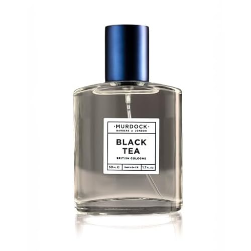 Murdock London Black Tea Cologne - Evocative Blend of Spices, Cedarwood, and Amber for Men, 50ml