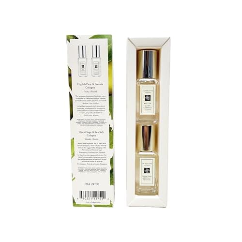 Jo Malone Travel Cologne Duo - English Pear & Freesia and Wood Sage & Sea Salt - 0.3 Fl Oz