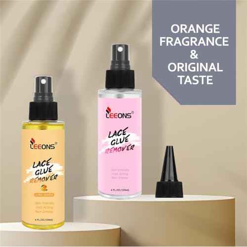 4OZ/120ML Tape Lace Remover Fast Acting/Bond Release Spray/Residue Removal Solution for Lace Wigs, Extensions, Hair Systems Tape & Lace Glue Remover NO Harsh Solvents, Harmful Fumes