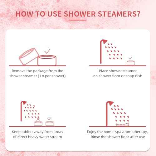 Shower Steamers Aromatherapy, 24-Pack Shower Bombs Birthday Gifts for Women, Christmas Stocking Stuffers Gifts with Eucalyptus Mint Lavender Watermelon Grapefruit Tangerine Essential Oils