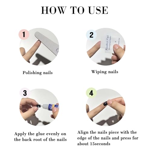 IMRAIN Press on Nails Short Oval Fake Nails with Cow Pattern & Rhinestone Designs Glossy Glue on Nails Extra Short Round Full Cover Black White Stick on False Nails for Women Girls 24Pcs