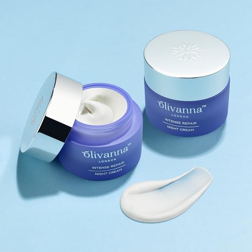 Intense Repair Night Cream - Face Moisturizer - Enriched with Natural Ceramides, Hyaluronic Acid, and Omega-Rich Seed Oils - 1.6 oz