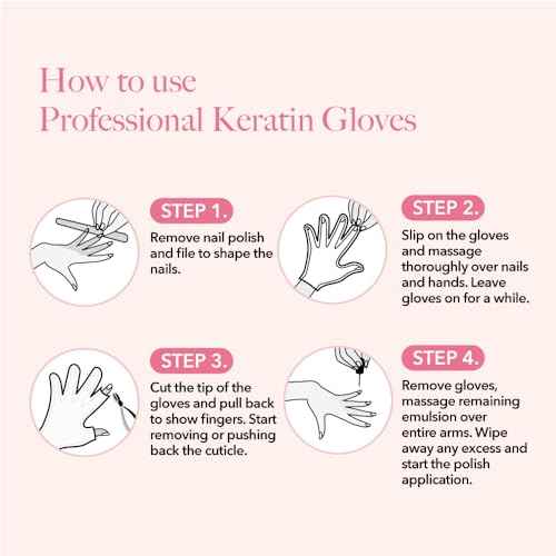 Bodipure All-In-1 Moisturizing Hand Mask, Keratin & Vitamin E Hand Mask for Dry Cracked Hands, Natural Moisturizing Gloves Formula, Strengthen Nails & Repair Hands 50 Pairs