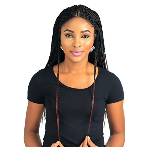Cornrow Fulani Braid Wig - Ombre Color 1/35-22 inches