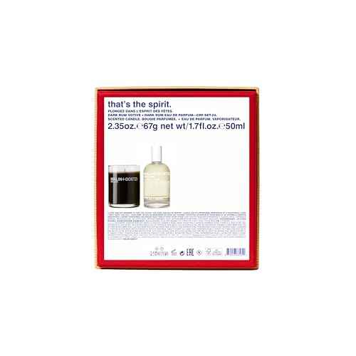 Malin + Goetz That’s the Spirit Eau de Parfum + Votive Candle Duo – Rich Fragrance Gift Set, Holiday Perfume Set for Men & Women, Stocking Stuffer for Christmas, Birthday Presents & Gift Baskets