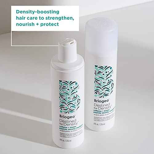 Briogeo Destined For Density Caffeine + Biotin Peptide Density Shampoo, Increases Hair Thickness, Volume and Density for Fine or Thinning Hair, Vegan, Cruelty-Free