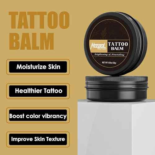 Neebol Tattoo Aftercare Kit with Blue Soap, Tattoo Balm, Lotion, Tattoo Care for Color Enhancement, Quick Healing, Moisturizer, Revive Old Tattoo, Gifts for Beginners and Artists