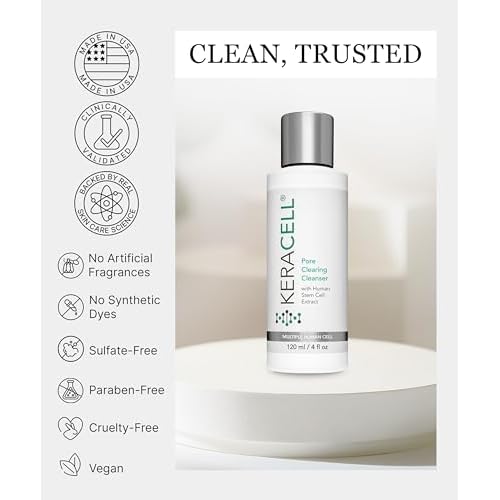 Pore Clearing Cleanser - Pore Cleanser & Minimizer with Salicylic Acid & Panthenol - Acne Cleanser Face Wash with MHCsc Technology - Moisturizes, Decreases Oil & Removes Impurities - 4 oz