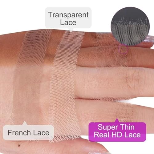 2X6 Deep Parting SKINLIKE Real HD Human Hair Short Bob Wigs Pre Plukced 0.10mm Ultra-thin Invisible Swiss HD Lace Closure Single Knot Undetectable Melted Lace Closure Wigs 180% Density 10Inch