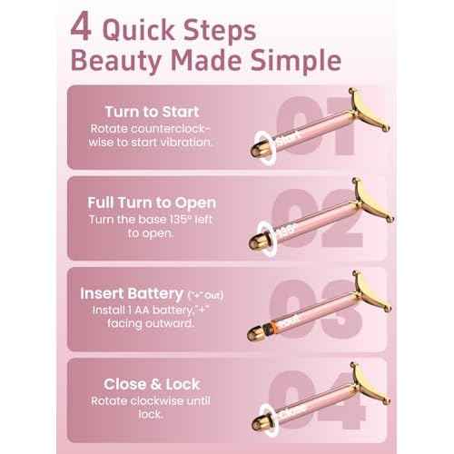 Face Massager Tool/Facial Massager Pro: Electric Lifting Device for Face & Neck - Anti-Aging Skin Firming, Reducing Wrinkles/Dark Circles - at-Home Facial Sculptor