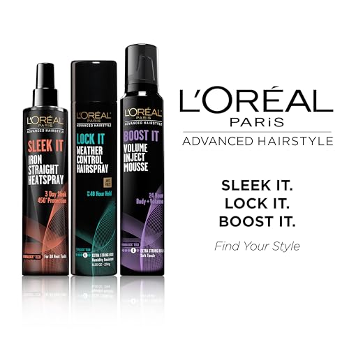 L'Or?al Paris Advanced Hairstyle LOCK IT Weather Control Hairspray, 8.25 oz. (Packaging May Vary)