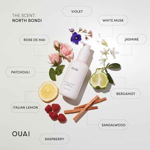 OUAI Anti Frizz Cream Travel Size - Moisturizing Hair Cream with Frizz Control & Heat Protection - Provides Hydration with Jackfruit & Beetroot Extract - Paraben, Phthalate & Sulfate Free (3 oz)