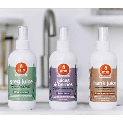 Oyin Handmade Greg Juice Herbal Leave-In Hair Tonic, 250ml