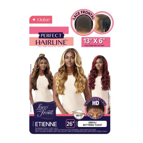 Outre Perfect Hairline Synthetic 13X6 HD Lace Front Wig - ETIENNE (Color:DRFF4/BTDTST)