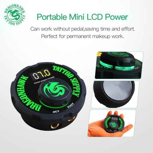 Dragonhawk Airfoil Tattoo Power Supply for Tattoo Machine Tattoo Artists P087