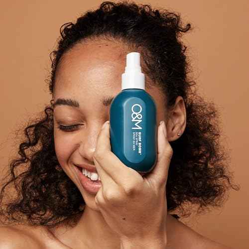 O&M Surf Bomb Sea Salt Texture Spray, Natural Texturizing Mist for Beach Waves, Hair Styling Product for Women & Men, Vegan Formula, UV Protection, Hair Volume Enhancer, 150ml