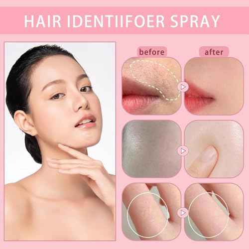 Hair Identifier Spray for Face Shaving£¬face hair identifier spray£¬Moisturizing And Skin Care Set Spray£¬suitable for all skin types (1 set)