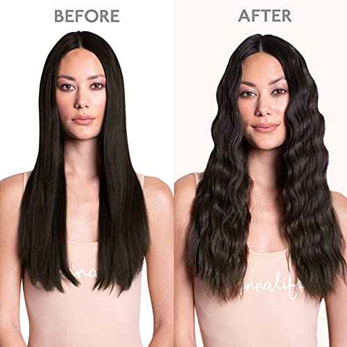 WENNALIFE (Increase 50% Lifespan) Real Human Hair 14 inch 75g Dark Brown Remy Invisible Transparent Wire Fish Line Hair Extensions Straight Real Hair Extensions