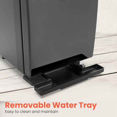 TASALON 5L Towel Warmer Hot Cabinet Box, Aluminum Inner Chamber, Removable Tray, Fast Heating for Beauty Spa Salon Massage - Black