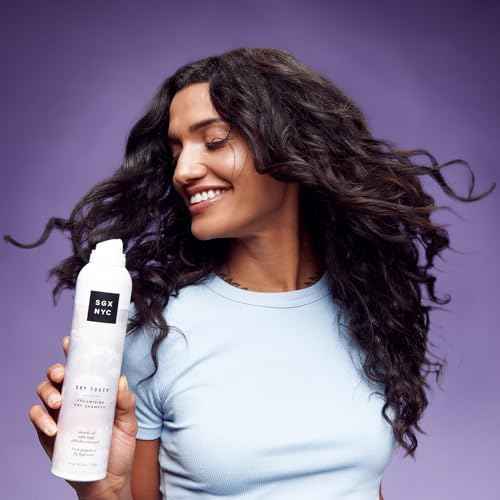 SGX NYC Dry Touch Volumizing Dry Shampoo - Paraben Free, Vegan Dry Shampoo Spray Absorbs Excess Oil - Fresh and Bouncy Hair with No Residue - 6.5 oz