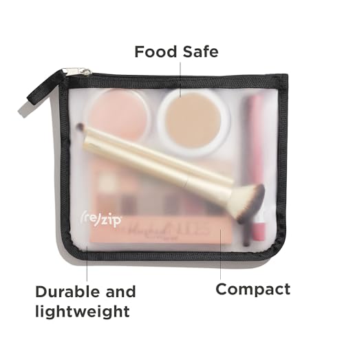 (re) zip 11-Piece Travel Organization Kit | TSA-Compliant Travel Quart, Small, Medium, & Gallon Zippered Bags, and 3 Leakproof Stand Up Bags |For Documents, Toiletries, Snacks & More