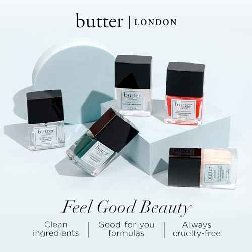 butter LONDON Cuticle Remover Liquid, Melt Away - Cuticle Softener Oil Exfoliator Gently Removes Dry & Overgrown Skin - Nail Care for Clean & Healthy-Looking Nails, Home Manicure & Pedicure