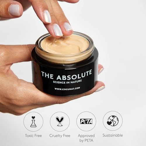 COCUNAT - The Absolute - Anti-Ageing Face Cream - with Hyaluronic Acid - Works on Wrinkles, Blemishes, Firmness and Radiance - All Skin Types - Deeply Nourishing - 50ml