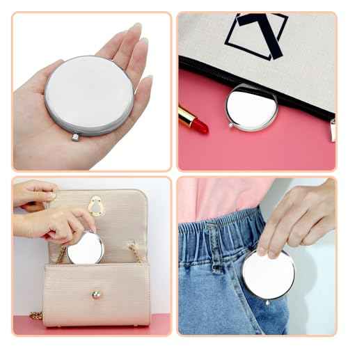 Compact Mirror for Music Teachers - Appreciation & Thank You Gifts for Women Music Lovers - Mini Pocket Mirror for Birthday Gifts