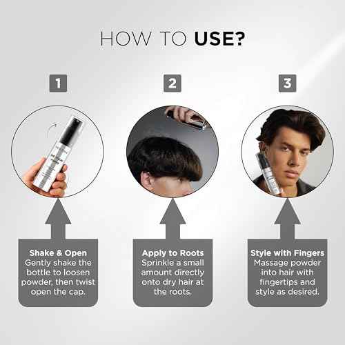 Thick Fiber Hair Styling Powder ? Tangle-Free, Non-Sticky, No White Residue ? Infused Clay-Based Powder for Volumizing & Texturizing ? Matte Finish for Women and Men ? Medium Hold ? 26g