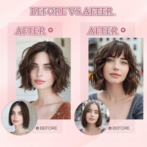 SEGO Human Hair Topper Double-Layer Hand-Stitched Thinning Hair Toppers for Women 360¡Æ3D Coverage Toppers Hairpieces Add Volume,11inch #04 Chocolate Brown,20g