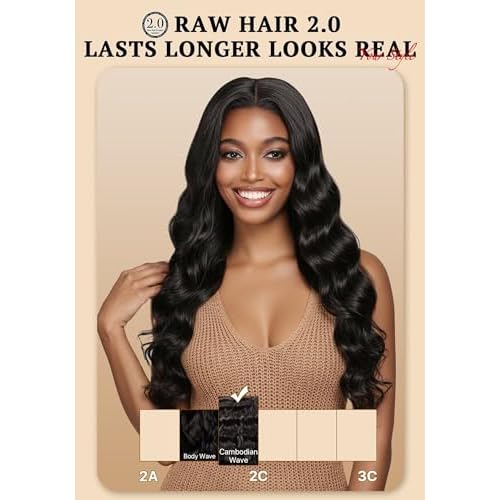 TRIIPPY Real Raw Cambodian Natural Wavy Bundles Human Hair,100% Cambodian Raw Hair Sew in Weave Single Bundle,Triple The Lifespan Over Regular Virgin Hair Bundle,No.1 Raw Hair Brand On Amazon(14 Inch)