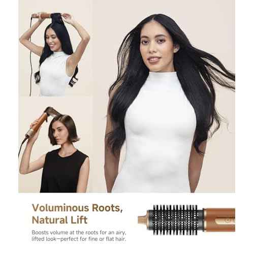 DREAME AirStyle Pro 7-in-1 Hair Styler & High Speed Dryer | Snap-on Attachments for Curling, Smoothing, Volumizing | Fast Drying, Frizz Control, Cool Shot | Luxury Leather Package