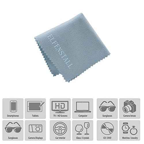 Elfenstal- 25pcs Mini Clear 3ml Fine Mist Atomizer Glass Bottle Spray Refillable Perfume Empty Bottle Glass Clean Cloth for Travel Party Portable Makeup Tool