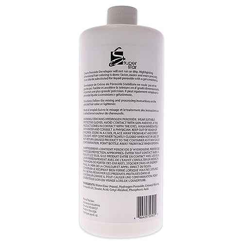 Super Star 50 Volume Cream Peroxide Developer by Marianna for Unisex - 32 oz Cream