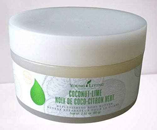 Young Living Coconut-Lime Replenishing Body Butter - Indulge in Soft & Smooth Skin, Embrace Luxurious Natural Moisturizer, Moisturizing Body Lotion, Daily Skin Care - 2.82 oz